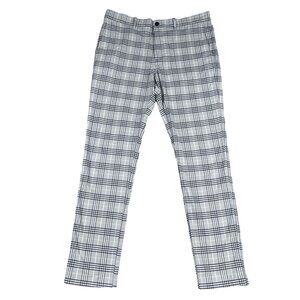 Original Penguin Mens Slim Fit Plaid Pants Sz 34 x 32